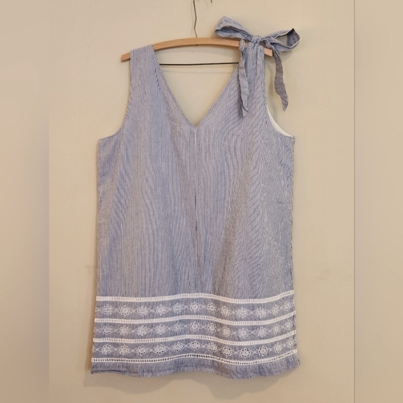 Like New Vineyard Vines Striped Shift Dress Size XL - Picture 2 of 6